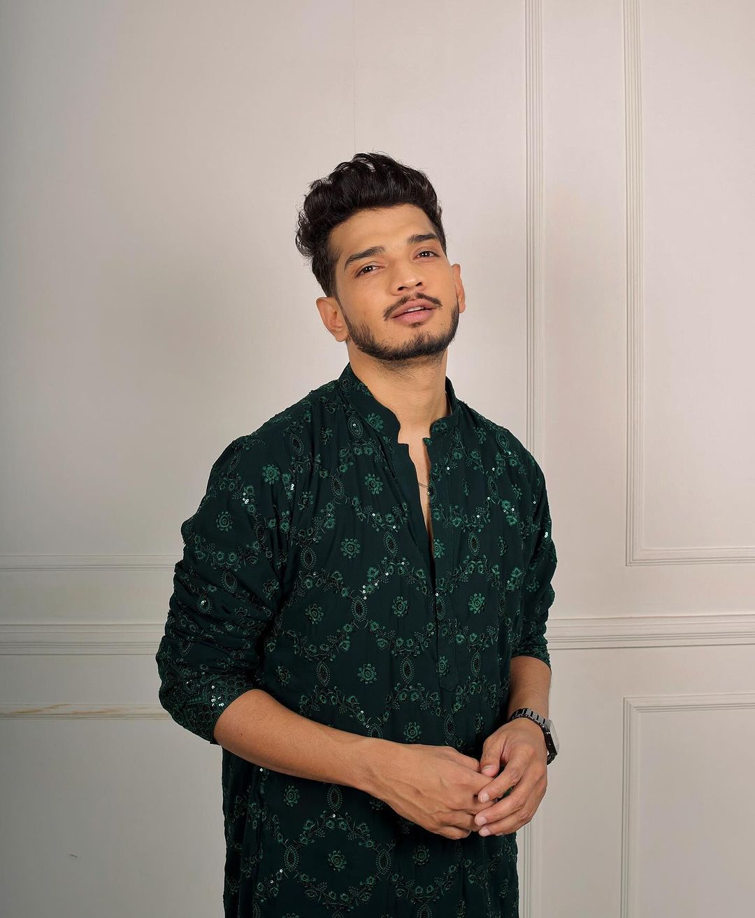 Pics: Munawar Faruqui Slays Traditional Kurta